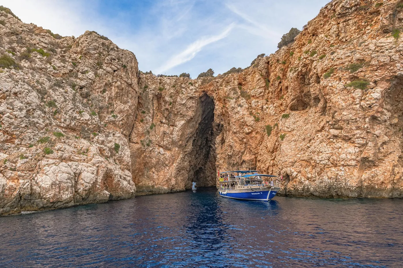 Driving to the Blue Cave